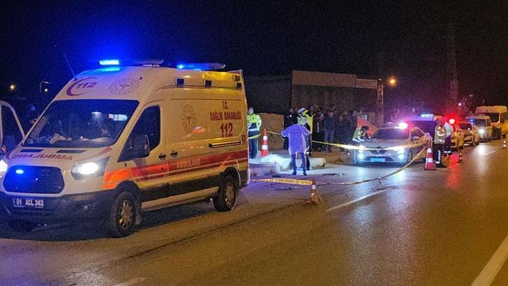 Otobüs ile çarpışan motosikletin sürücüsü öldü