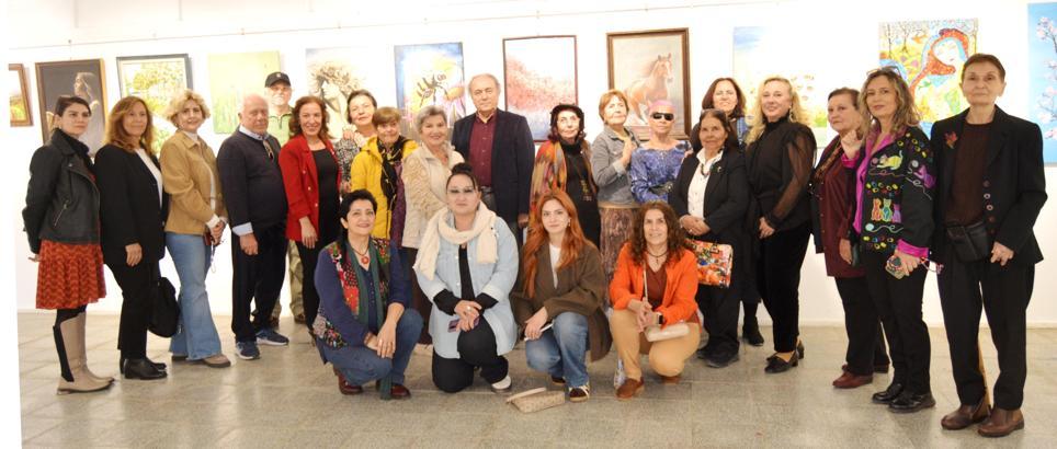 Antalyalı sanatçılar bahar sergisinde buluştu