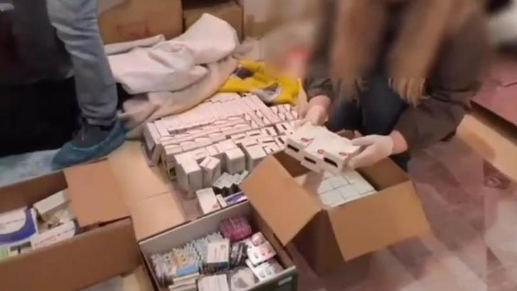 Gaziantep'te kaçak ilaç operasyonu; 1 gözaltı