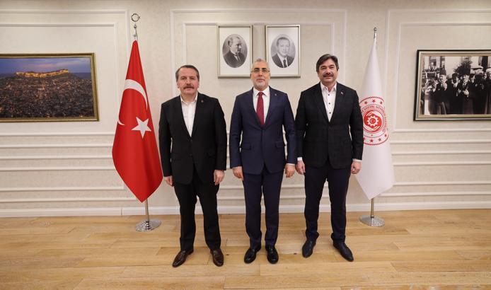 Bakanı Işıkhan, Memur-Sen heyetini kabul etti