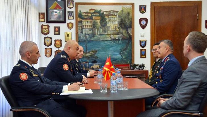 MSB Yönetim Hizmetleri Genel Müdür Yardımcısı Tuğgeneral Toper, Kuzey Makedonya’da
