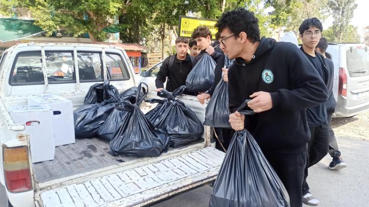 Öğrencilerden ramazanda yardımlaşma örneği