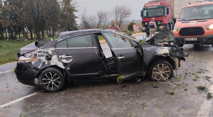 Otomobil takla attı; 1 yaralı