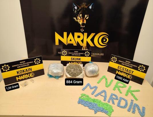 Mardin’de uyuşturucu operasyonunda 4 şüpheli gözaltına alındı