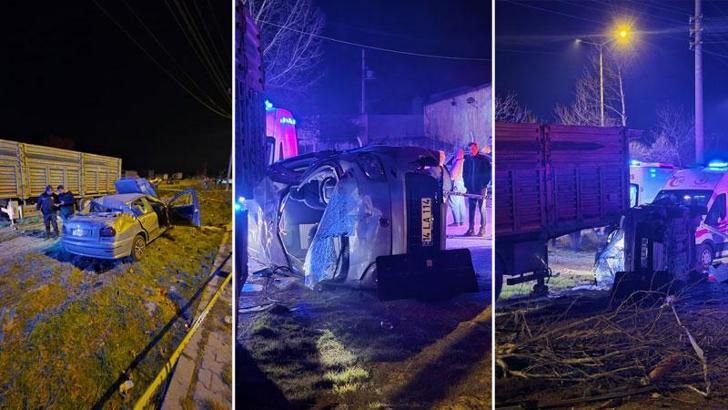 Otomobil ile hafif ticari araç çarpıştı: 5 yaralı