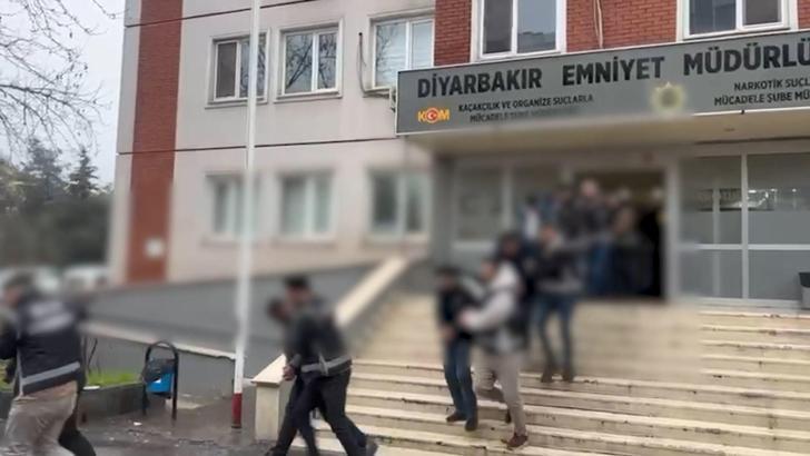 Diyarbakır’da suç örgütüne operasyon: 10 tutuklama