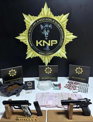 Kırklareli'de uyuşturucu operasyonunda 2 tutuklama