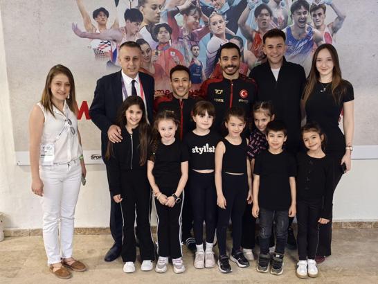 Niğdeli jimnastikçiler Dünya Kupası heyecanını yerinde yaşadı