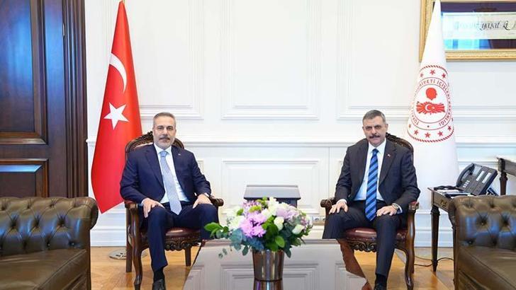 Bakan Fidan, İçişleri Bakanı Çiftçi'yi ziyaret etti