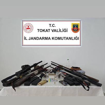 Tokat’ta silah kaçakçılığı operasyonu: 11 gözaltı