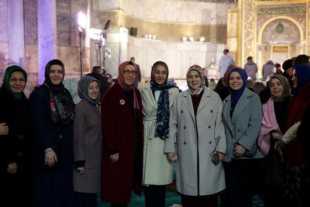 İstanbul - AK Parti Kadın Kolları'ndan Ayasofya Camii'nde 300 bin hatim duası