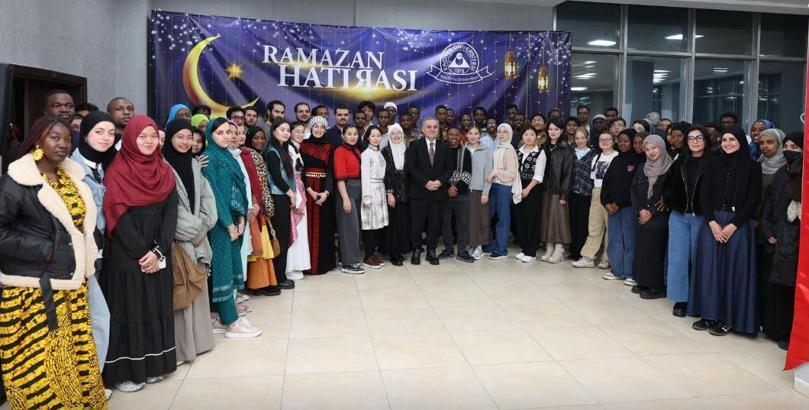 ERÜ’de öğrenim gören uluslararası öğrenciler iftarda buluştu