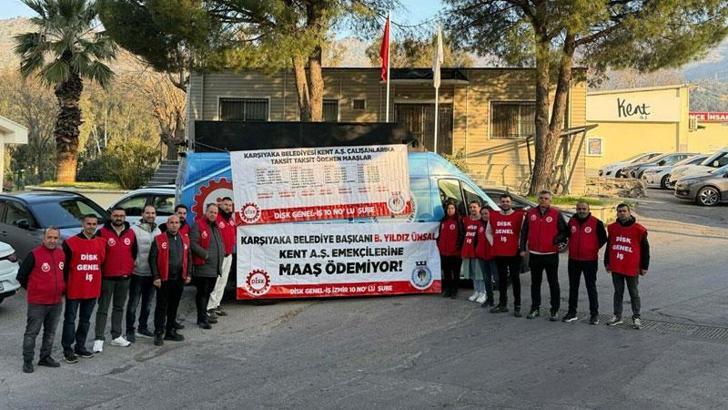 İzmir'de işçilerden 'bayramlaşma' protestosu