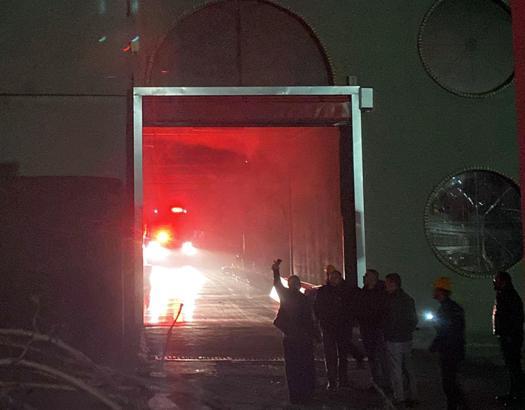 Tekirdağ'da fabrika yangını büyümeden söndürüldü