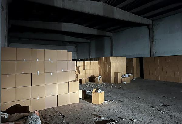 Depoda 144 milyon kaçak makaron ele geçirildi; 1 şüpheli tutuklandı