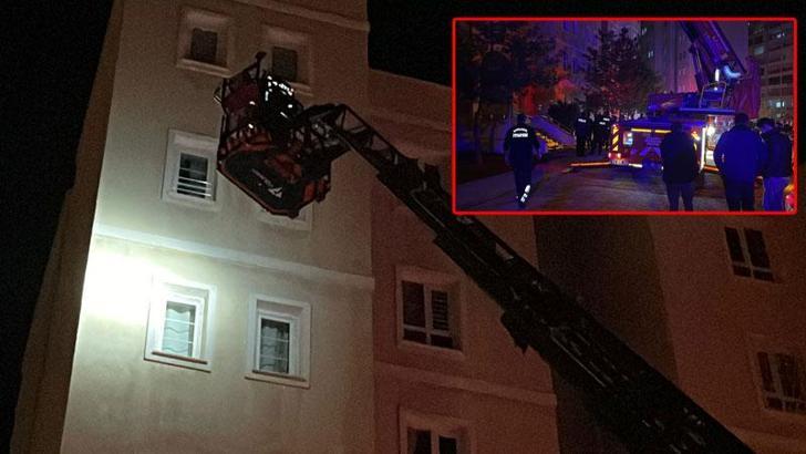 8 katlı binanın elektrik panosu patladı; bina tahliye edildi