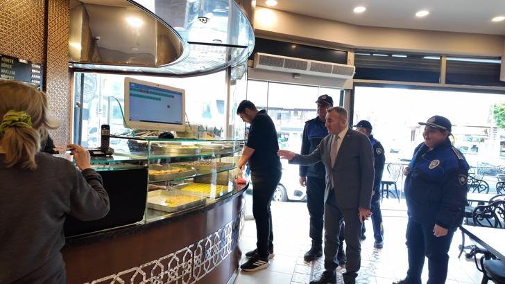 Akdeniz’de bayram öncesi tatlı denetimi