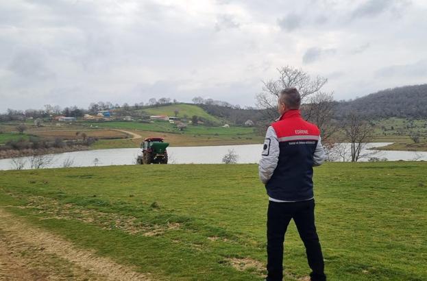 Edirne’de 200 dekarlık merada ıslah çalışması