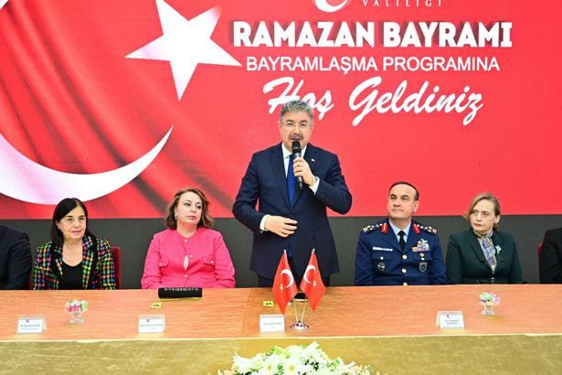 Eskişehir’de bayramlaşma töreni