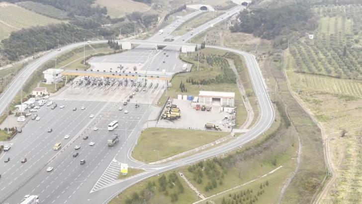 Bursa'da helikopter destekli bayram trafiği denetimi