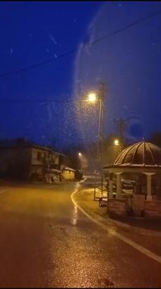 Kütahya’nın yüksek kesimleri beyaza büründü