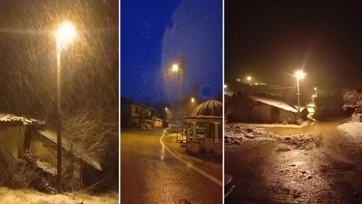 Kütahya’nın yüksek kesimleri beyaza büründü