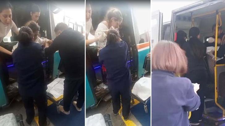 İzmir'de şehir içi dolmuşta doğum yaptı; anne ve kız bebeğin durumu iyi