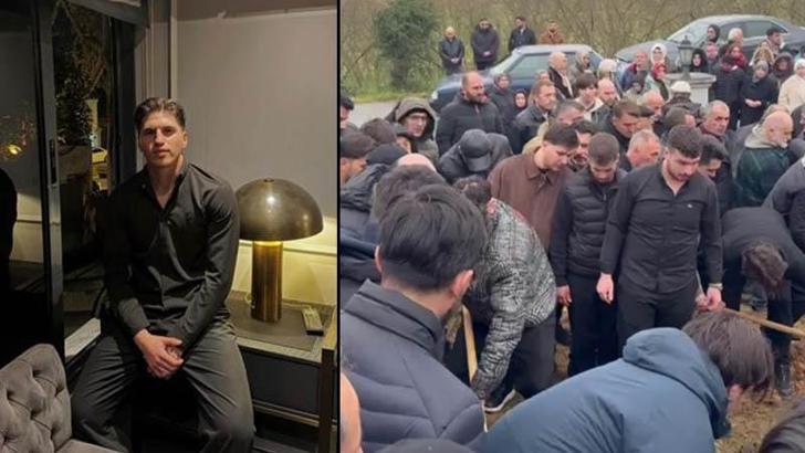 Öldürülen futbolcu Kaan Kundakçı, Sakarya'da toprağa verildi