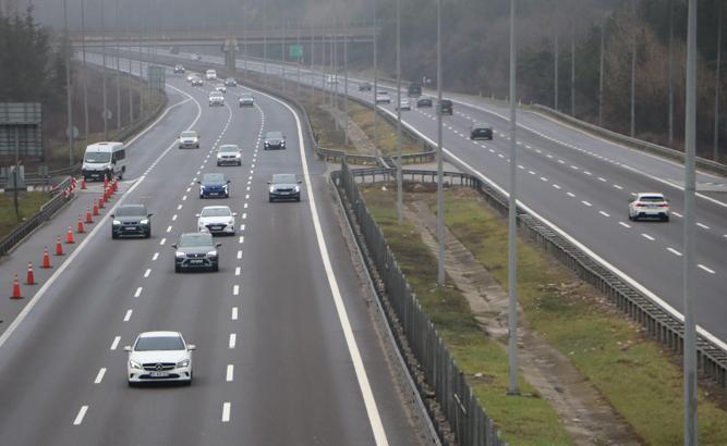 Bayram tatili dönüşünde Bolu'da ulaşım rahat