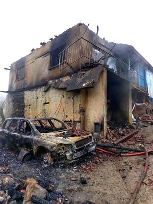 Ankara'da ev yangını; otomobil ve traktör kullanılmaz hale geldi
