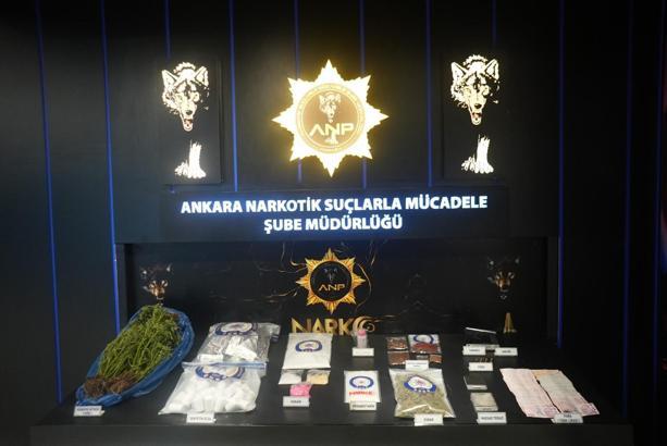 Ankara'da narkotik operasyonları: 28 tutuklama