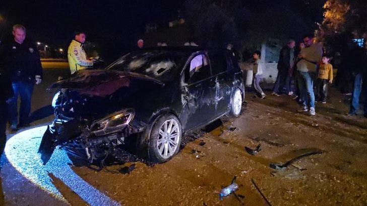 Adana'da otomobil takla attı: 1 yaralı