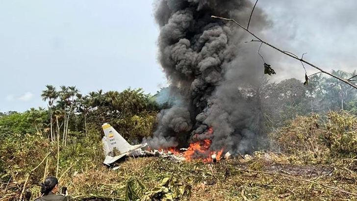 Kolombiya’da askeri nakliye uçağının düşmesi sonucu hayatını kaybedenlerin sayısı 66’ya yükseldi