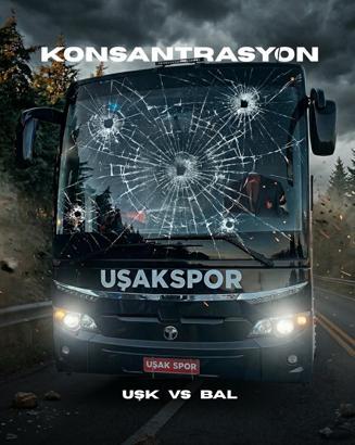 Uşakspor'dan Balıkesirspor maçı öncesi olay paylaşım