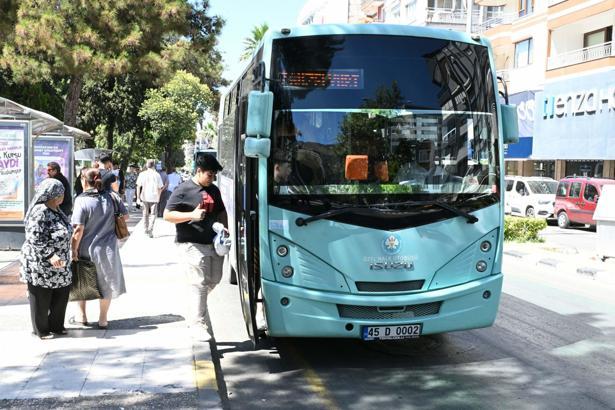 Manisa'da ücretsiz toplu taşımadan bayramda 175 bin kişi yararlandı