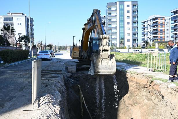 Güzelyurt Mahallesi'nde kanalizasyon hattı yenileniyor