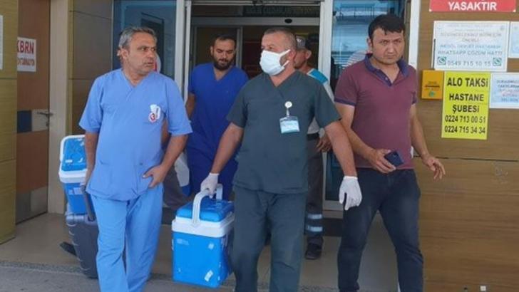 Beyin ölümü gerçekleşen hastanın organları ile korneası 4 hastaya umut oldu