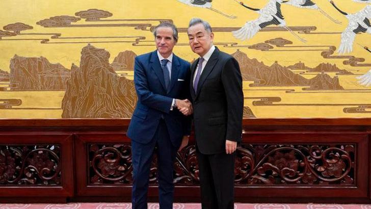 Çin Dışişleri Bakanı Wang, IAEA Başkanı Grossi ile görüştü