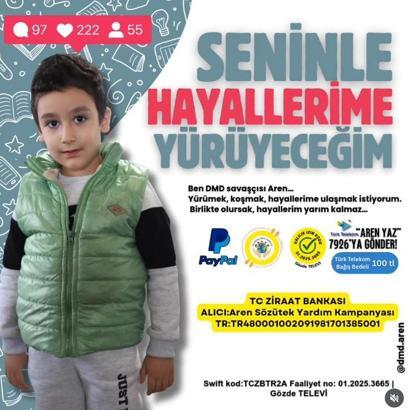 Annesi, DMD ve otizm teşhisi konulan Aren’in doktor olduğunu görmek istiyor / Ek fotoğraf