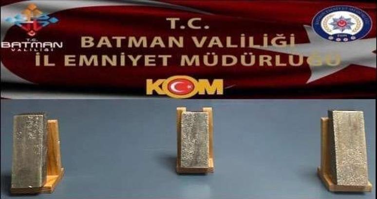 Makedonyalı futbol kulübü başkanı, Batman'da kaçak altınla yakalandı