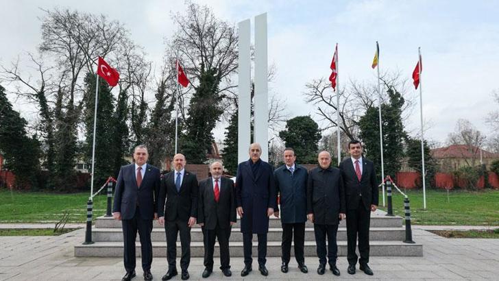 TBMM Başkanı Kurtulmuş, Bükreş Türk Şehitliği’ni ziyaret etti