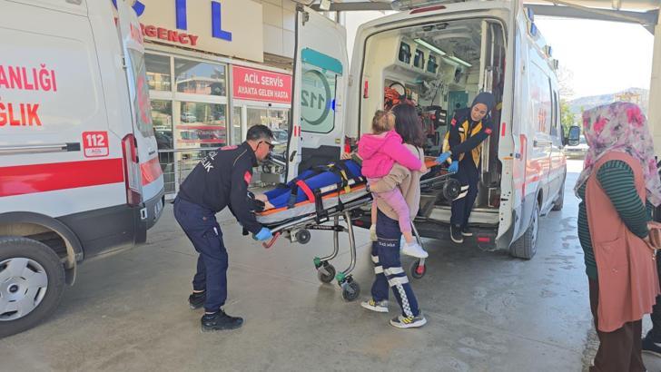 Otomobille çarpışan motosikletin sürücüsü yaralandı