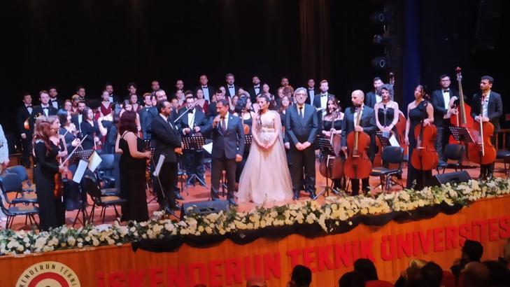 Hatay Filarmoni Orkestrası, İskenderun’da konser verdi