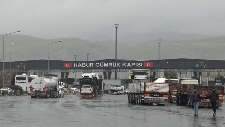 Orta Doğu’daki gerilime rağmen Habur Sınır Kapısı’nda ticaret trafiği kesintisiz sürüyor