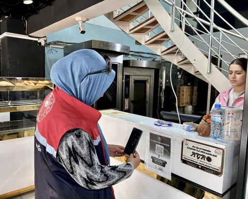 Hatay'da işletmelere QR denetimi