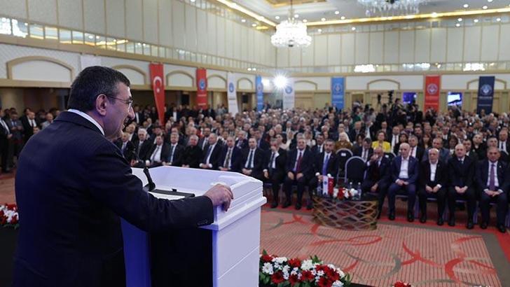 Cumhurbaşkanı Yardımcısı Yılmaz: Ateş çemberinin içinde Türkiye bir istikrar merkezi