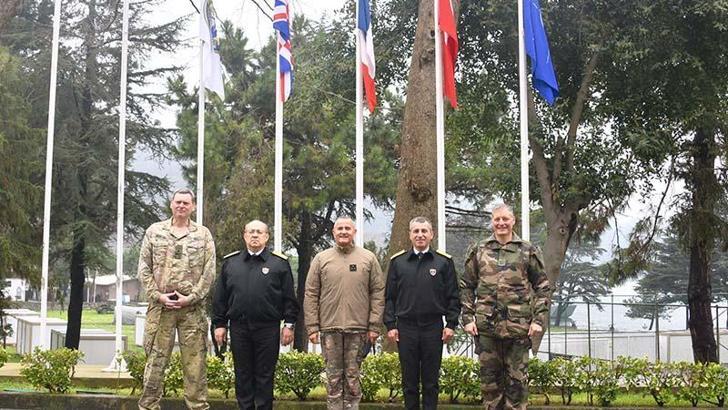 Uluslararası askeri heyetten Deniz Unsur Komutanlığı'na ziyaret