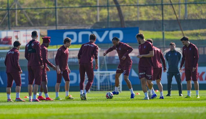 Trabzonspor, Galatasaray maçı hazırlıklarını sürdürdü