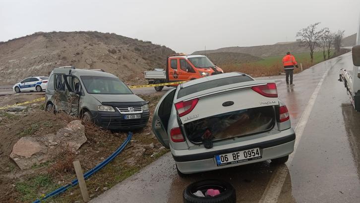 Ankara'da kaza; 1 ölü, 5 yaralı