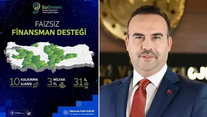 Bakan Kacır'dan '3 milyar TL'lik finansman desteği' açıklaması